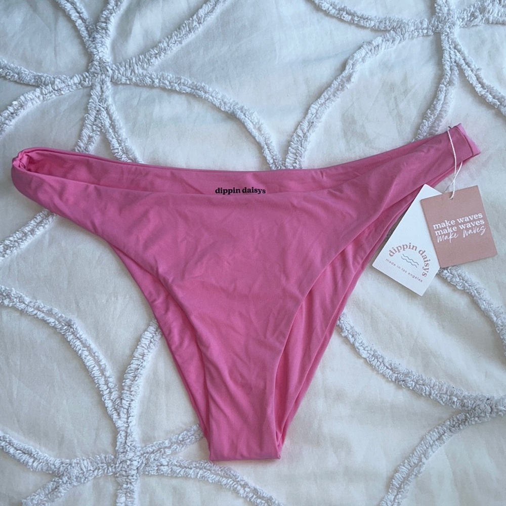 Dippin Daisys Pink Bikini Bottoms